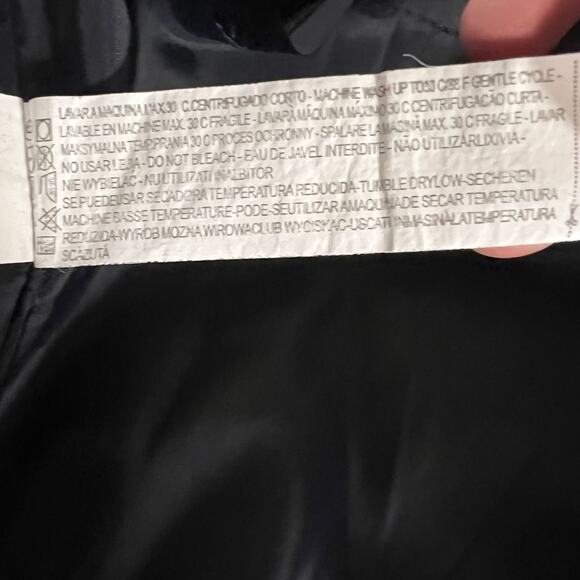 VTG Spain CiGirls Suede Like Scalloped Navy Lined Pinafore Holiday Recital 7/8 - Picture 11 of 13